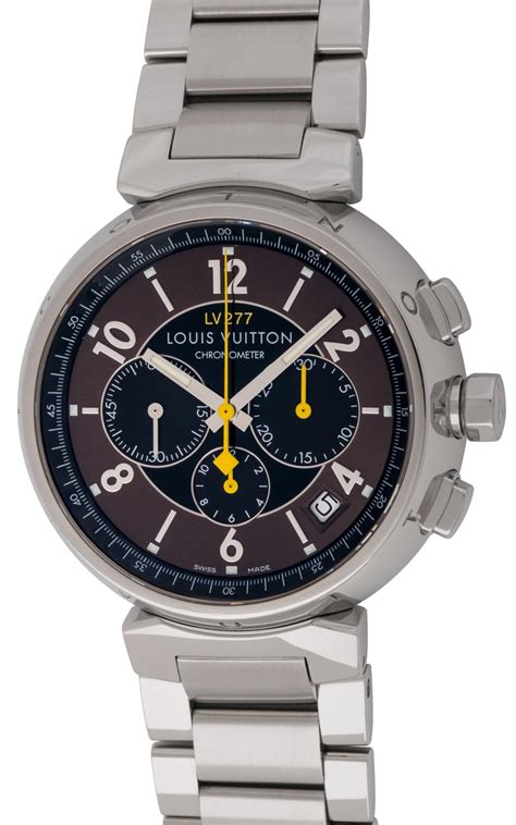 louis vuitton watch chronometer lv277|Louis Vuitton tambour chronograph watch.